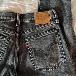 Levi’s “Wedgie” Black Jeans